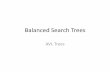 Balanced Search Trees - Software Engineering › sites › default › files › u765 › balanced_search_trees.pdfsearch trees balanced –Adelson-Velskii and Landis (AVL) trees (height-balanced