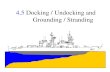 4.5 Docking / Undocking and Grounding / Stranding · References NSTM 079 Volume 1 NWP 62-1(D) Damage Control Book, section II (a) NSTM 997 Docking Instructions and Routine Work In