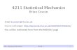 4211 Statistical Mechanicspersonal.rhul.ac.uk/UHAP/027/PH4211/PH4211_files/Binder1.pdf · 2021. 1. 11. · ‘Ludwig Boltzmann, who spent much of his life studying statistical mechanics,