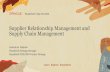 Supplier Relationship Management and Supply Chain Management · 2020. 2. 17. · PeopleSoft SCM/SRM Product Strategy Sudarshan Tadipatri Supplier Relationship Management and Supply