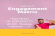 Exercise 3: Engagement Matrix · Exercise 3 - “Engagement Matrix” Introduction This exercise helps you learn the appropriate combination of the types of methods and content to