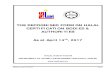 THE RECOGNISED FOREIGN HALAL CERTIFICATION ...img5.21food.cn/img/law/2018/5/25/ad0345391557_a6eb.pdf2018/05/25  · Update thon: April 14 2017 Page 1 THE RECOGNISED FOREIGN HALAL CERTIFICATION