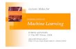 INTRODUCTION TO Machine Learning · INTRODUCTION TO Machine Learning ETHEM ALPAYDIN © The MIT Press, 2004 alpaydin@boun.edu.tr ethem/i2ml Lecture Slides for