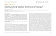 Mass spectrometry based proteomics, background, status and … · 2017. 8. 26. · frequently cannot be distinguished and post translational modi-fications are often missed. The dynamic
