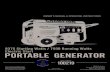 PORTABLE GENERATORpdf.lowes.com/operatingguides/850878006105_oper.pdf · 2018. 3. 8. · 3 ENGLISH 100219 SAFETY RULES Generator exhaust contains carbon monoxide, a colorless, odorless,