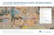 ±35 ACRE EQUESTRIAN ESTATE OR MINI RANCH · 2019. 6. 6. · Project Attesa BLM Tohono O'odham Indian Reservation State Trust State TrustTrust §¨¦ 8 AC84 AC 287 t Stanfield Rd