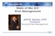 State of the Art: Risk Management · security and information risk management. Justify the introduction of the risk office and the position of the chief risk officer. ERM ... Enterprises