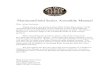 Platinum/Gold Series Assembly Manual - Wine Cellar Innovations · 2017. 3. 15. · Platinum/Gold Series Assembly Manual Dear valued customer: Thank you for your purchase from Wine