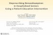 Deprescribing Benzodiazepines in Hospitalized Seniors ...€¦ · 10 Centers for Disease Control and Prevention. Emergency department visits involving nonmedical use of selected prescription