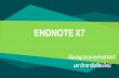 ENDNOTE X7 - Khon Kaen University · 2018. 8. 25. · น EndNote X7 ได้เลย เ่น Highlight text, Note เ็นต้น รรณาน กรมท ่มาจากการ