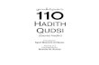 HADITH QUDSI - Internet Archive · 2014. 3. 21. · HADITH QUDSI (Sacred Hadith) Translated by: Syed Masood-ul-Hasan . Revision and ... Son ofAdam tells a lie against his Lord and