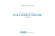 Rockschool 2016 Acoustic Guitar Syllabus Guide...Welcome to the Rockschool Syllabus Guide for Acoustic Guitar. This guide is designed to accompany the relevant grade book and give