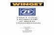 FAULT CODE LISTING FOR ZF WG110 TRANSMISSION...ZF Friedrichshafen AG 02-06-16 Faultcodes ERGO-Control EST37 1 Introduction 1.1 Abbreviations o.c. open circuit s.c. short circuit OP-Mode