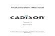 Release 13 March 2013 - CADISON...• CADISON R13 64-bit can be used on a system, which has 32-bit version of MS Office 2010 installed. But using Office 32-Bit with CADISON 64-Bit