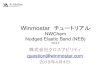 Winmostar チュートリアル NWChem Nudged Elastic Band …...Winmostar チュートリアル NWChem Nudged Elastic Band (NEB) V9.2.0 株式会社クロスアビリティ question@winmostar.com