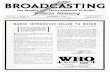 BROADCÁSTI NC · 2020. 7. 12. · BROADCÁSTI NC The Weekly/ Newsmagazine of Radio Broadcast Advertising' 15c the Copy $5.00 the Year Canadian & Foreign $6.00 the Year DECEMBER 8,