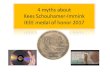 4 myths about Kees Schouhamer Immink IEEE medal of ...homepage.tudelft.nl/2k00k/ImminkSeminar/kees immink...Ernst Guillemin ( München, MIT) Kees Schouhamer Immink (TU Eindhoven) The