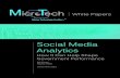 Social Media Analytics - MicroTechtools and social media analytics are no exception. While this paper focuses on civilian government agencies, it’s fair to say all federal agencies