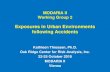 Exposures in Urban Environments following Accidents Documents... · 2019. 1. 23. · MODARIA II, Urban Exposures Working Group • First meeting of WG2 in fall 2016 –26 participants,