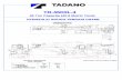 TR-450XL-4 - TADANO · 2020. 2. 5. · TR-450XL-4 45 Ton Capacity (40.8 Metric Tons) HYDRAULIC ROUGH TERRAIN CRANE DIMENSIONS GENERAL DIMENSIONS (23.5 x 25 Tires) Feet Meters Turning