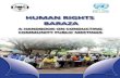 United Nations HUMAN RIGHTS BARAZA and... · 2013. 7. 19. · baraza activities in order to cover the processes in their entirety. However, the handbook is not intended to provide