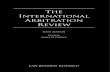 The International International Arbitration Revie · 2016. 1. 22. · The International Arbitration Review The International Arbitration Review Reproduced with permission from Law