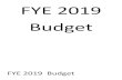 FYE 2019 Budget - Norwich, Vermontnorwich.vt.us/wp-content/uploads/2017/11/FYE-2019-Budget-part-1.pdfMemo to Selectboard RE: Fiscal Year Ending (FYE) June 30, 2019 Budget, Proposed