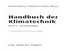 Handbuch der Klimatechnik / Band 2 / Anwendungen · 2018. 11. 21. · Inhaltsverzeichnis 6 RaumlufttechnischeAnlagen 143 U. Busweiler, K. Müller, U. Schnieder 6.1 Einleitung 144