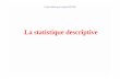 La statistique descriptive - SUJETEXAsujetexa.com/wp-content/uploads/2020/04/StatDes.pdfDOYEN 1. Introduction et définitions Statistique descriptive: Analyse et synthèse, NUMERIQUE