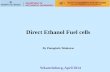 Direct Ethanol Fuel cells · 2014. 5. 15. · 1995: Wang and his coworkers compared the performance of fuel cells employing an H 3 PO 4-doped polybenzimedazole membrane and PtRu (2.6