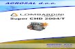 Super CHD 2004/T - AGROSAL · Engine: LDW 2004/T Drawing: G COOLING SYSTEM POS. CODE DESCRIPTION Qty 1 «–––––» see Pos. 16 0 3 4670.019 copper gasket diam.16 1 4 9195.077