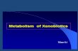 METABOLISME LANJUT METABOLISME XENOBIOTIC (Obat, …chanif.lecture.ub.ac.id/files/2019/09/METABOLISME-XENOBIOTIX-2-2.pdfTitle: METABOLISME LANJUT METABOLISME XENOBIOTIC (Obat, Racun,
