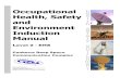 Occupational Health, Safety and Environment Induction Manual...CDSCC Occupational Health, Safety & Environment Induction Manual (Level 2) Written by Tony Vinckx Page: 3 Section 5 CDSCC