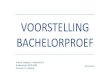 VOORSTELLING BACHELORPROEF...HoGent Vastgoed –Makelaardij 3 Academiejaar 2019-2020 Promotor D. Lockefeer VOORSTELLING BACHELORPROEF VOORSTELLING BACHELORPROEF PLANNING 1 Pitchtalk
