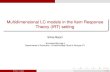 Multidimensional LC models in the Item Response Theory ...Multidimensional LC-IRT models Model formulation Latent class formulation of IRT models In their original formulation, some