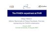 The PANDA experiment at FAIR - Cornell University · • Charmonium hybrids expected to be much narrower than light hybrids (open charm decays forbidden or suppressed below DD** threshold).