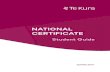 NATIONAL CERTIFICATE · 2019. 1. 14. · 6 National Certificates Student Guide NCEA Level 2 To gain NCEA Level 2, you must have: • 80 credits • 60 of these must be from standards