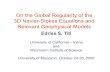 On the Global Regularity of the 3D Navier-Stokes Equations ...On the Global Regularity of the 3D Navier-Stokes Equations and Relevant Geophysical Models Edriss S. Titi University of
