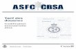 Tarif des - cbsa-asfc.gc.ca · Modifications tarifaires T2011-2 L’Agence des services frontaliers du Canada (ASFC) désire vous informer de certaines modifications apportées à