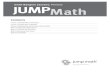 Earth Rangers Lessons: Primary JUMPMath€¦ · developed books and teacher’s guides covering the curriculum from grades 1 to 8. JUMP also provides professional development for