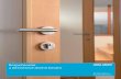 Bezpečnostní a interiérové dveřní kování · 2017. 6. 20. · • BK321 kování s překrytem cylindrické vložky TECHNICKÉ PARAMETRY • výška 258 mm; šířka 54 mm •