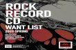 ROCK RECORD CD - diskunion...Ã µ«âÇ ïx KshwH Os¯è«³ãï ôA ` b ² ïå ïp æÄµ¬ ¤ ³ ROCK RECORD CD WANT LIST 2020 SPRING 60s-70s ROCK PROGRESSIVE ROCK NEW WAVE / POST