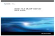SAS 9.3 OLAP Server MDX Guide...What's New in the SAS 9.3 OLAP Server Overview MDX syntax and the content of this document are unchanged for SAS 9.3. The SAS 9.3 OLAP Server provides