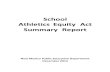 School Athletics Equity Act Summary Report 121213 Item 2 c3... · 2012. 12. 13. · School Athletics Equity Act, Summary Report, December 2013 2 BACKGROUND The School Athletics Equity