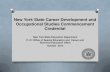 New York State Career Development and Occupational Studies … · 2015. 5. 21. · New York State Career Development and Occupational Studies Commencement Credential New York State