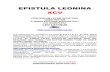 1 EPISTULA LEONINA XCV - Alcuinusephemeris.alcuinus.net/leonina/EL 95.pdf · 2016. 3. 6. · Vita Pompeii cap.60 Ἑλληνιστὶ πρὸς τοὺς παρόντας ἐκβοήσας