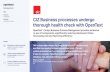 CIZ Business processes undergo - OpenText · 2018. 10. 23. · CIZ Business processes undergo thorough health check with OpenText numerous legacy systems to be decommissioned and