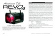 Revo 4 General Information · 2014. 1. 28. · and Master/Slave Operation): The Revo 4 can be controlled via DMX-512 protocol. The Revo 4 can be a four or 256 channel DMX unit. The