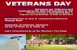 Veterans Day - Veterans Day Flyer 2019.pdf · 2019. 11. 6. · VETERANS DAY Honoring our Veterans and Celebrating the 101st Anniversary of the Peace Treaty to end World War 1, Signed