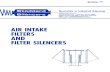 AIR INTAKE FILTERS AND FILTER SILENCERS · Bulletin “F” AIR INTAKE FILTERS AND FILTER SILENCERS Stoddard Silencers Stoddard Silencers, Inc. 1017 Progress Drive • Grayslake,